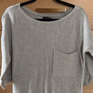 MOHITO Stylish Gray Knit Sweater with Pocket